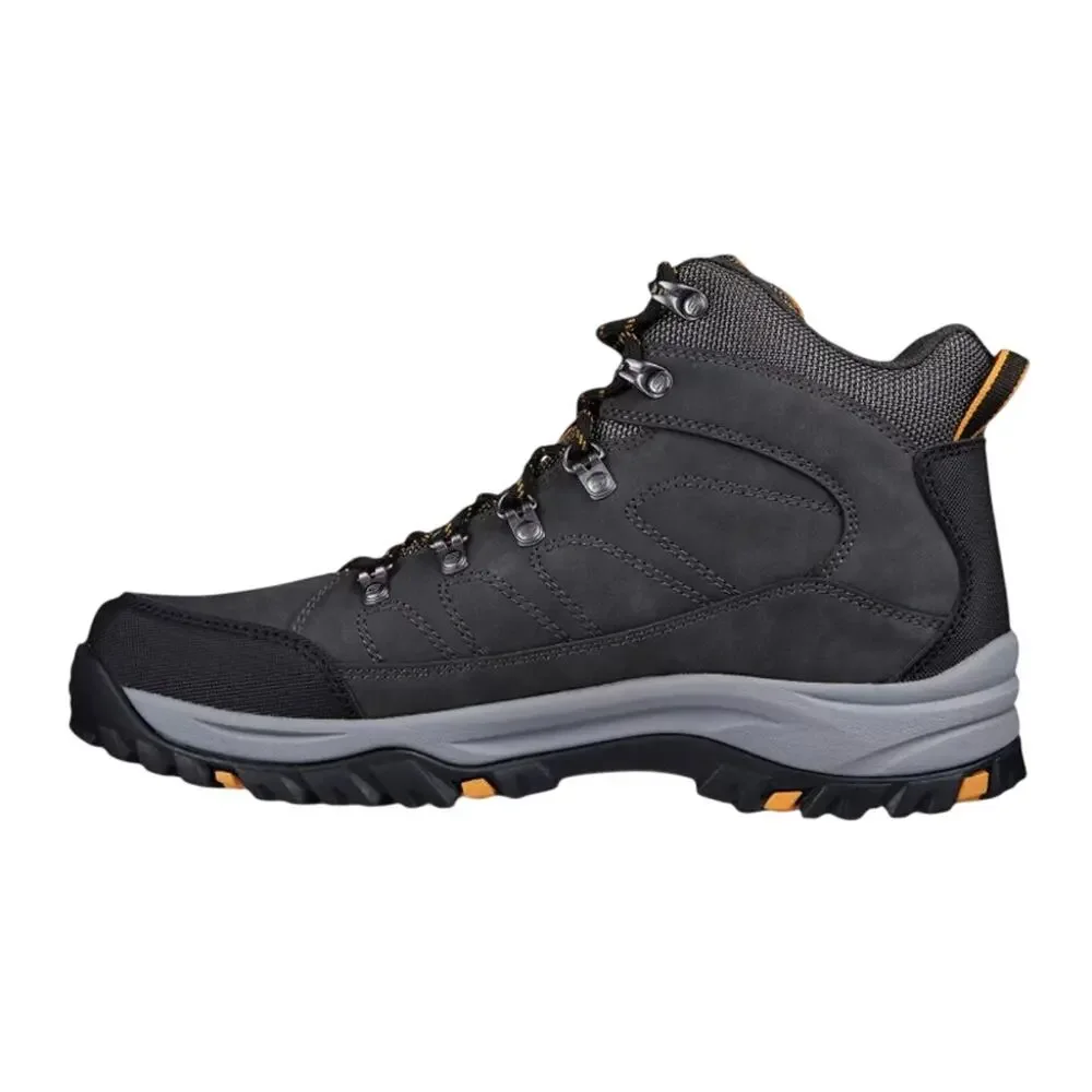 Skechers Mens Relment Daggett Hiking Boots US 9 Grey Water Repellent NIB